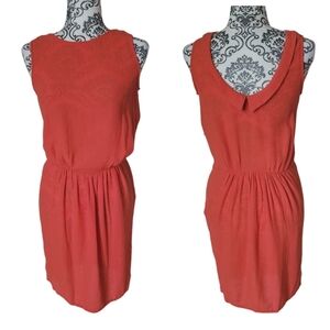 Sessun orange sleeveless midi dress size medium​